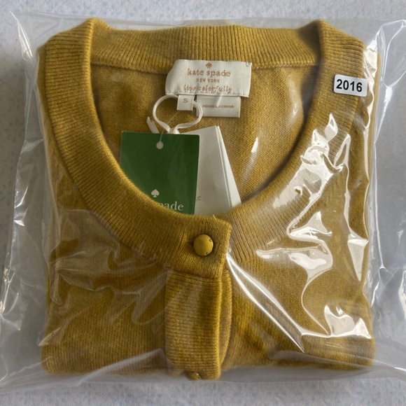 New Kate Spade wool cashmere cardigan with flaws - Picture 9 of 9